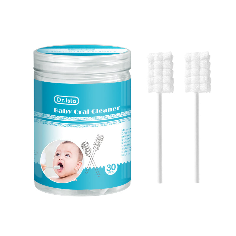 Limpiador de lengua para bebés, paquete de 30 unidades - QJ02