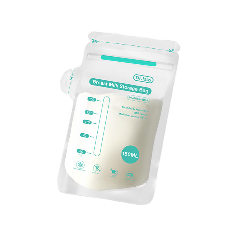 Bolsa sellada para almacenar leche materna