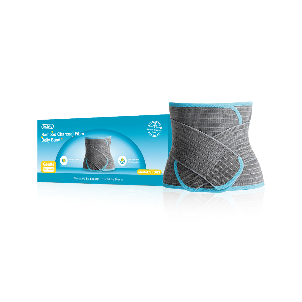 Faja abdominal de fibra de carbón de bambú - SFD03